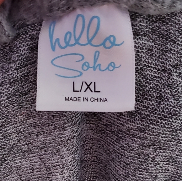 Hello Soho Gray Robe - Picture 3 of 3